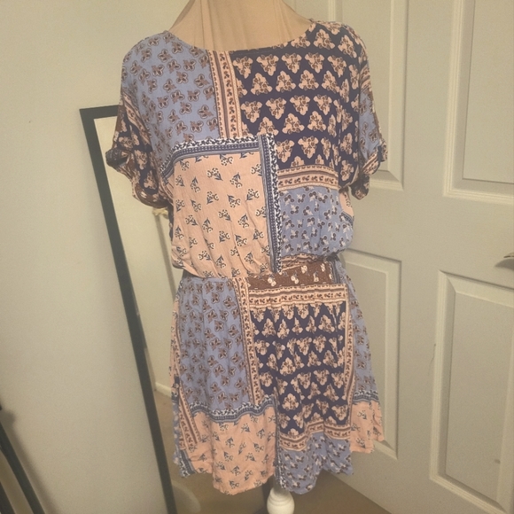 Forever 21 - Patchwork Dress, Size M - Picture 1 of 8